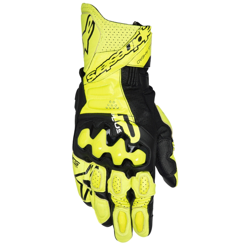 Alpinestars GP Plus R V3 Motorradhandschuhe neongelb-schwarz