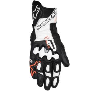 Alpinestars GP Plus R V3 Motorradhandschuhe schwarz-weiß-neonrot
