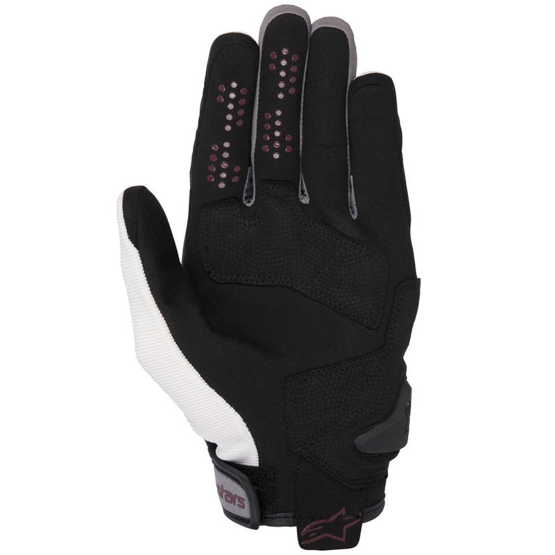 Alpinestars Chrom V2 Damen Motorradhandschuhe weiß offwhite-lila