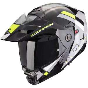 Klappbarer Motorradhelm Scorpion ADX-2 GALANE grau-schwarz-fluo gelb