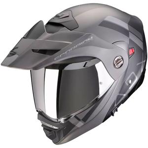 Klappbarer Motorradhelm Scorpion ADX-2 GALANE matt schwarz-silber