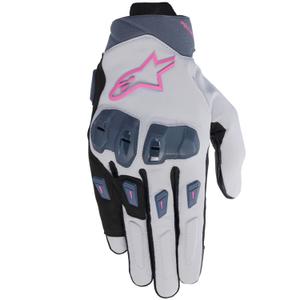 Alpinestars STELLA SP X 3 Damen Motorradhandschuhe grau-dunkelgrau-schwarz-pink