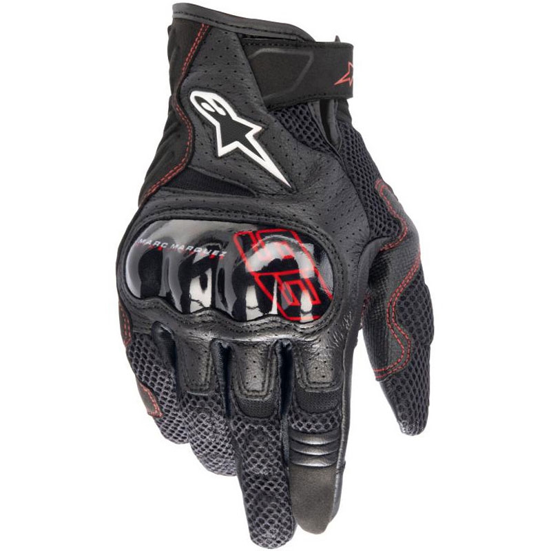 Alpinestars Rio Hondo V2 Air MM93 Motorradhandschuhe Schwarz-Rot Kollektion