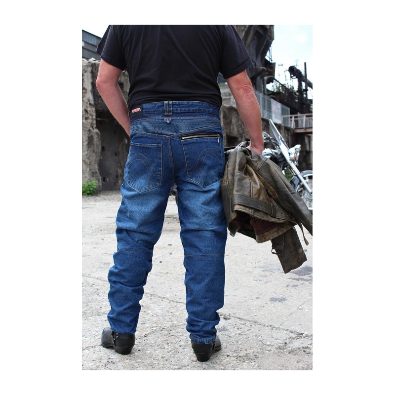 Motorradjeans RSA blau Ausverkauf