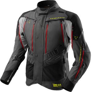 Rebelhorn Hardy 3.0 Motorradjacke anthrazit-grau-gelb