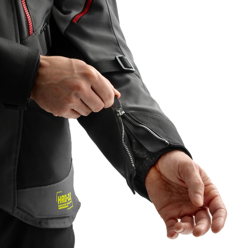 Rebelhorn Hardy 3.0 Motorradjacke anthrazit-grau-gelb
