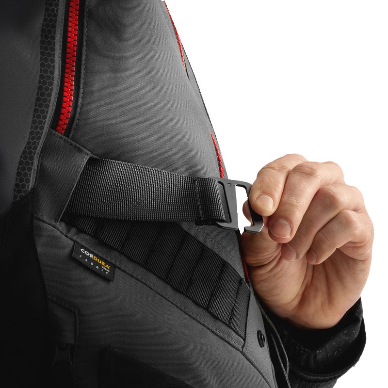 Rebelhorn Hardy 3.0 Motorradjacke anthrazit-grau-gelb
