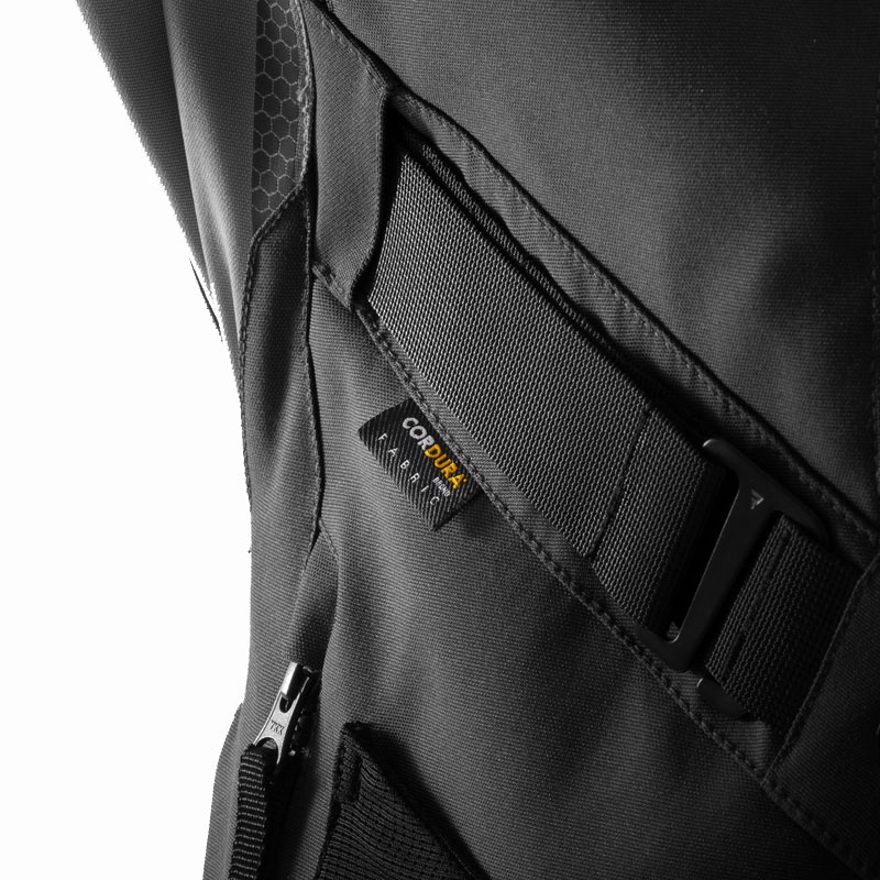 Rebelhorn Hardy 3.0 Motorradjacke anthrazit-grau-gelb