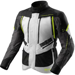 Rebelhorn Hardy 3.0 Motorradjacke schwarz-grau-fluogelb