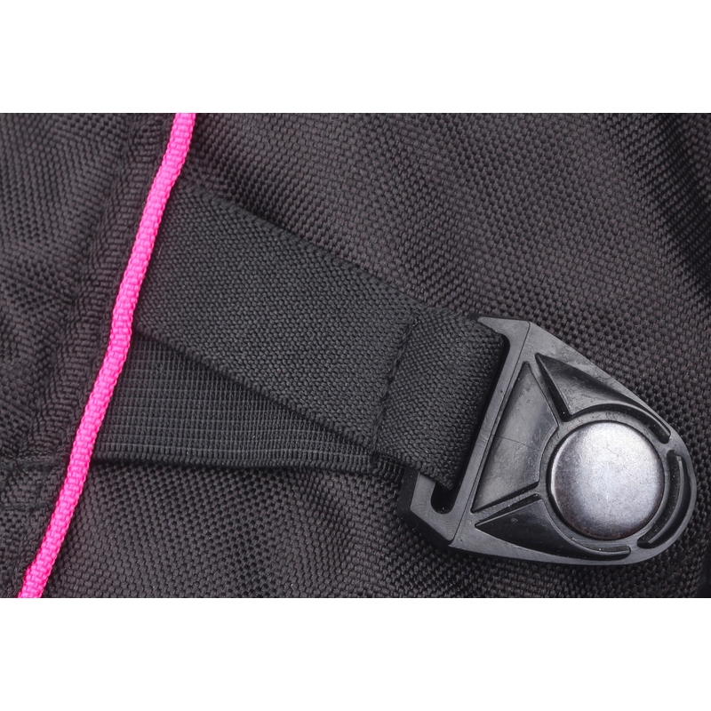 Damen Motorradjacke RSA Queen schwarz und rosa Ausverkauf