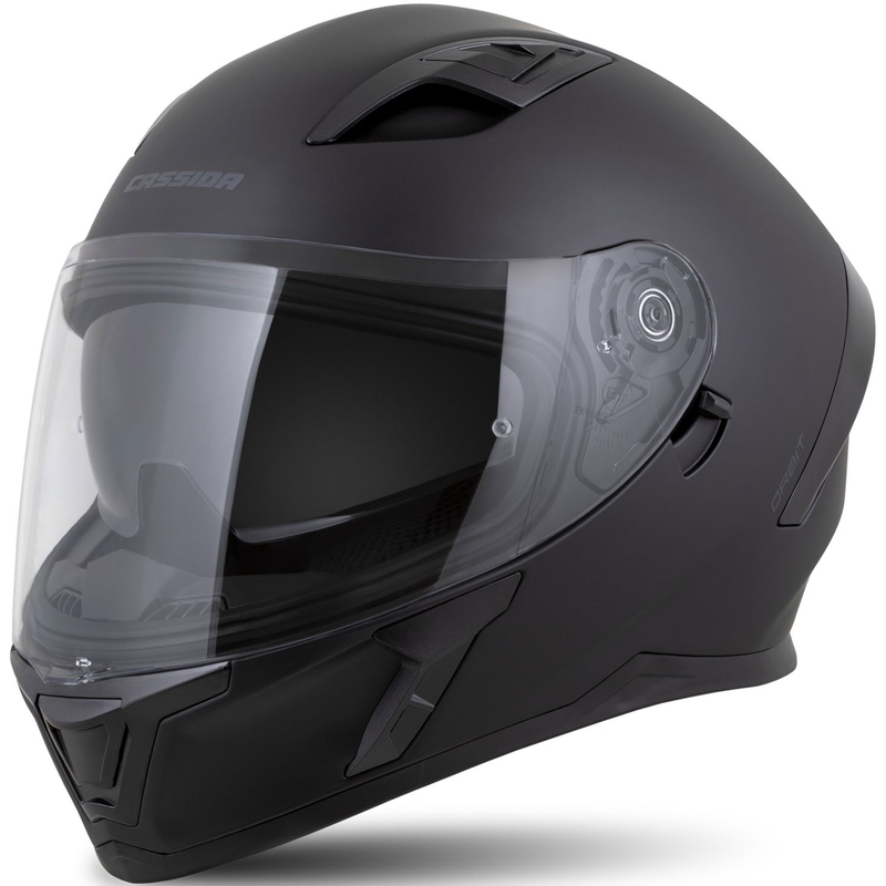 Cassida Orbit Solid Integralhelm mattschwarz-schwarz