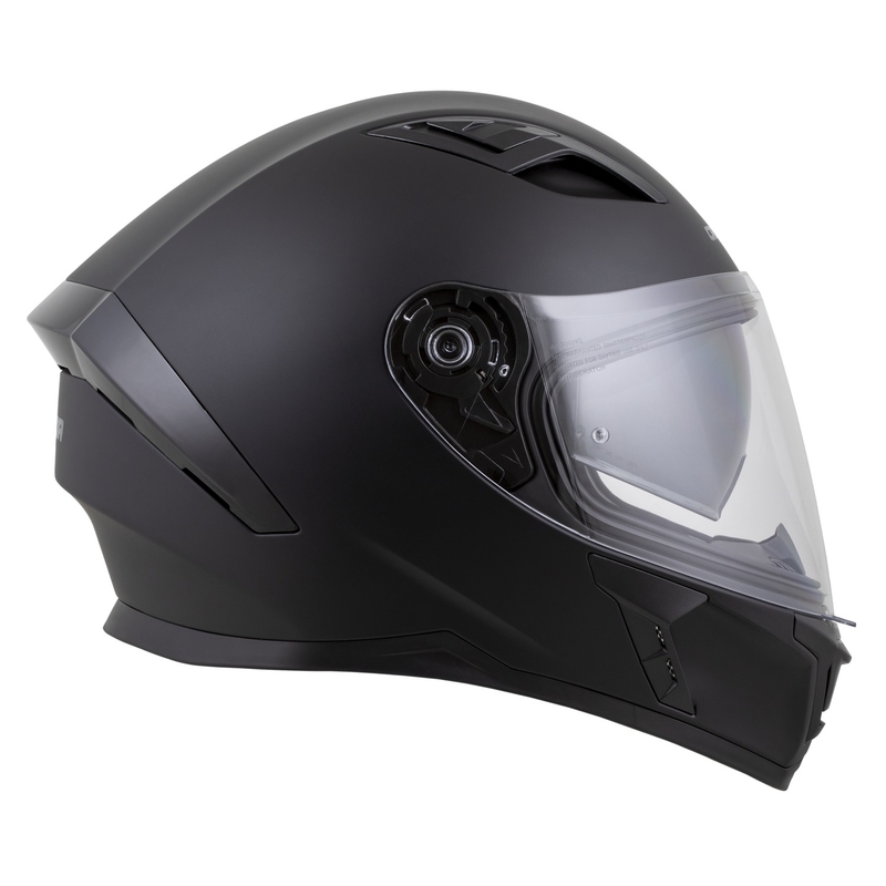 Cassida Orbit Solid Integralhelm mattschwarz-schwarz