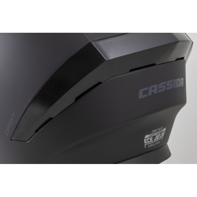 Cassida Orbit Solid Integralhelm mattschwarz-schwarz
