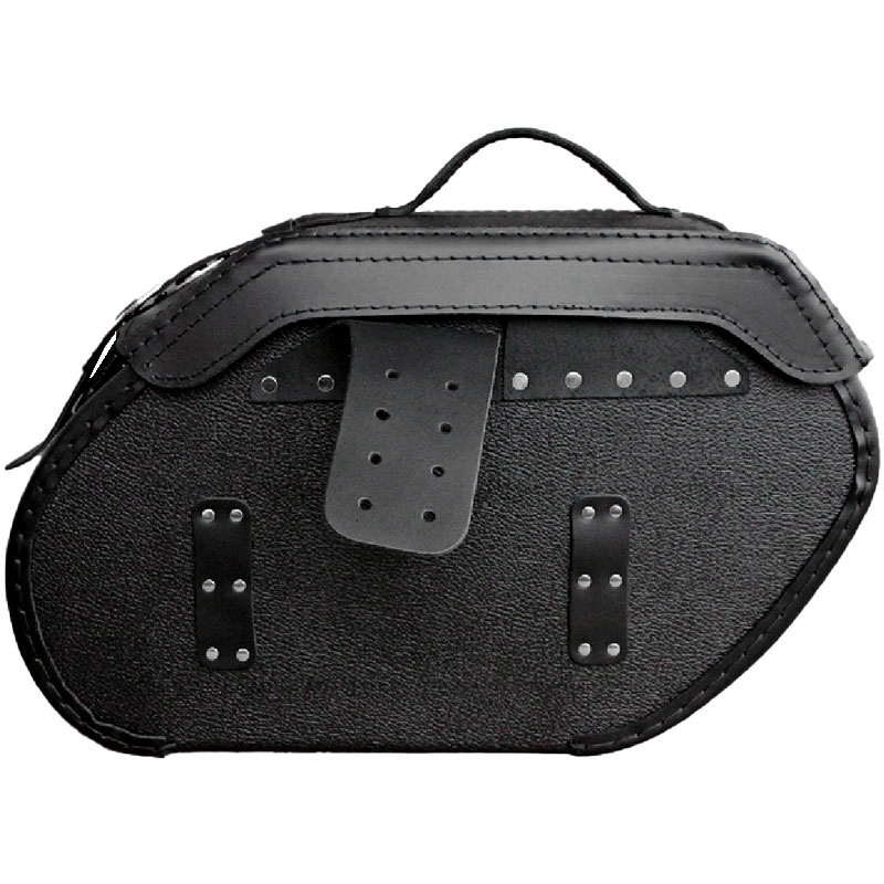 Leder Motorradtaschen RSA S221 mit Schloss schwarz
