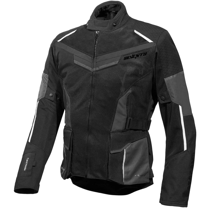 Seventy Degrees SD-JT70 Atacama Motorradjacke schwarz-grau-weiß