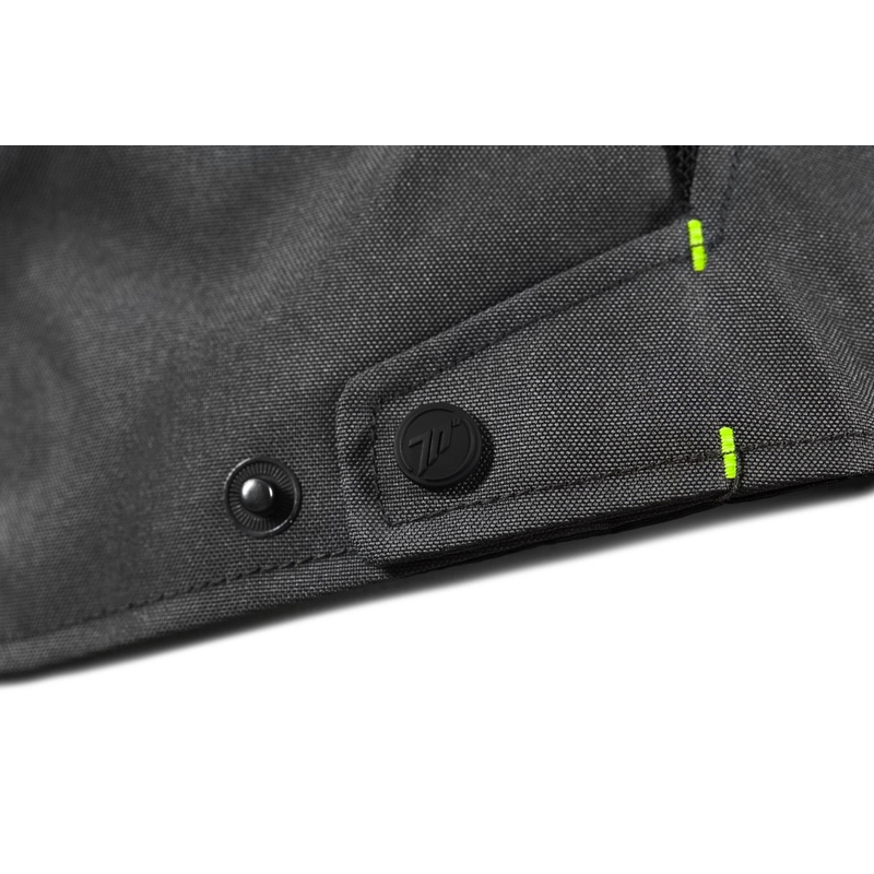 Motorradjacke Seventy Degrees SD-JT66 Sahara schwarz-fluo gelb