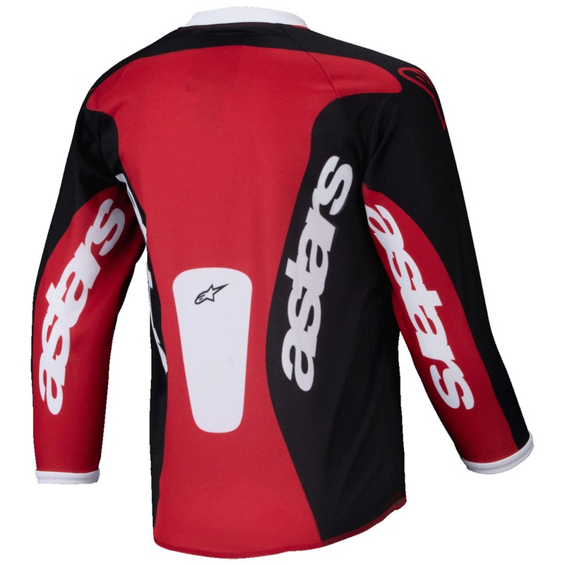 Kinder-Motocross-Trikot Alpinestars Racer Veil Kids schwarz-rot