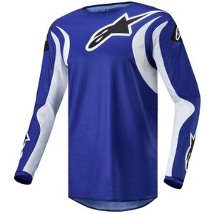 Alpinestars Fluid Lucent Motocrosstrikot blau-weiß-schwarz