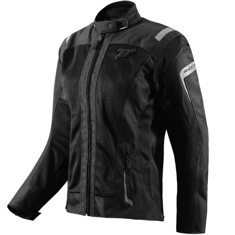 Damen Motorradjacke Seventy Degrees SD-JT68 Sahara schwarz