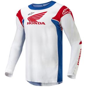 Alpinestars Racer Iconic Honda Kollektion Motocross Trikot weiß-blau-rot-schwarz