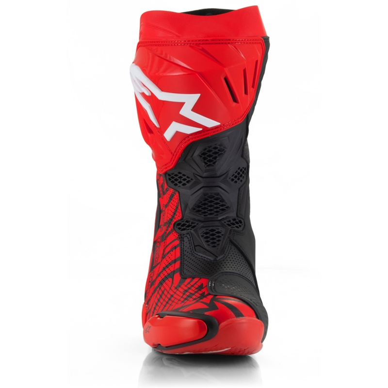 Alpinestars Supertech R Vented Motorradstiefel limitierte Edition Francesco Bagnaia rot-schwarz