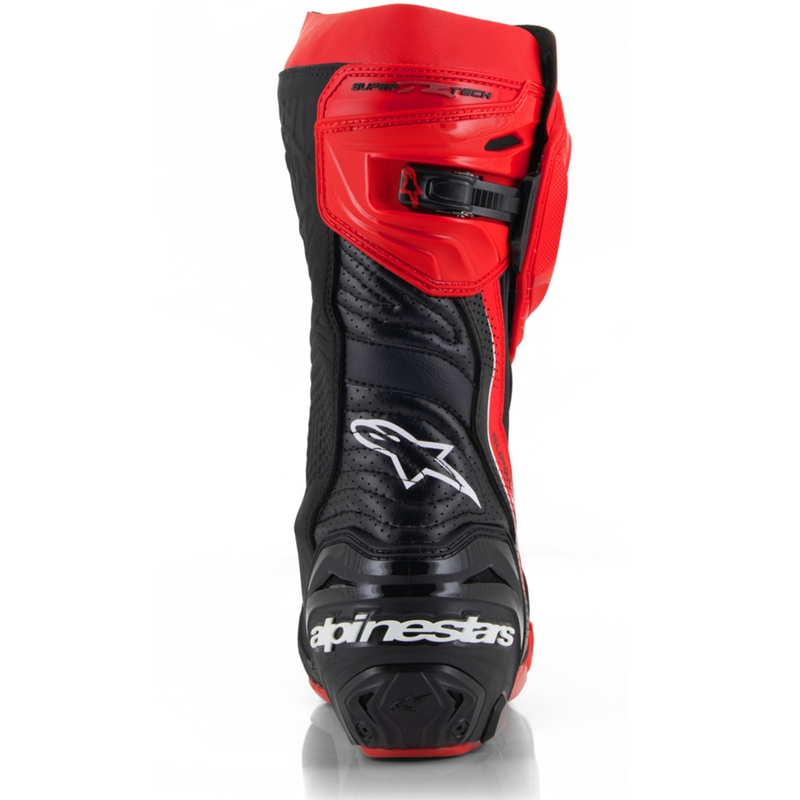 Alpinestars Supertech R Vented Motorradstiefel limitierte Edition Francesco Bagnaia rot-schwarz
