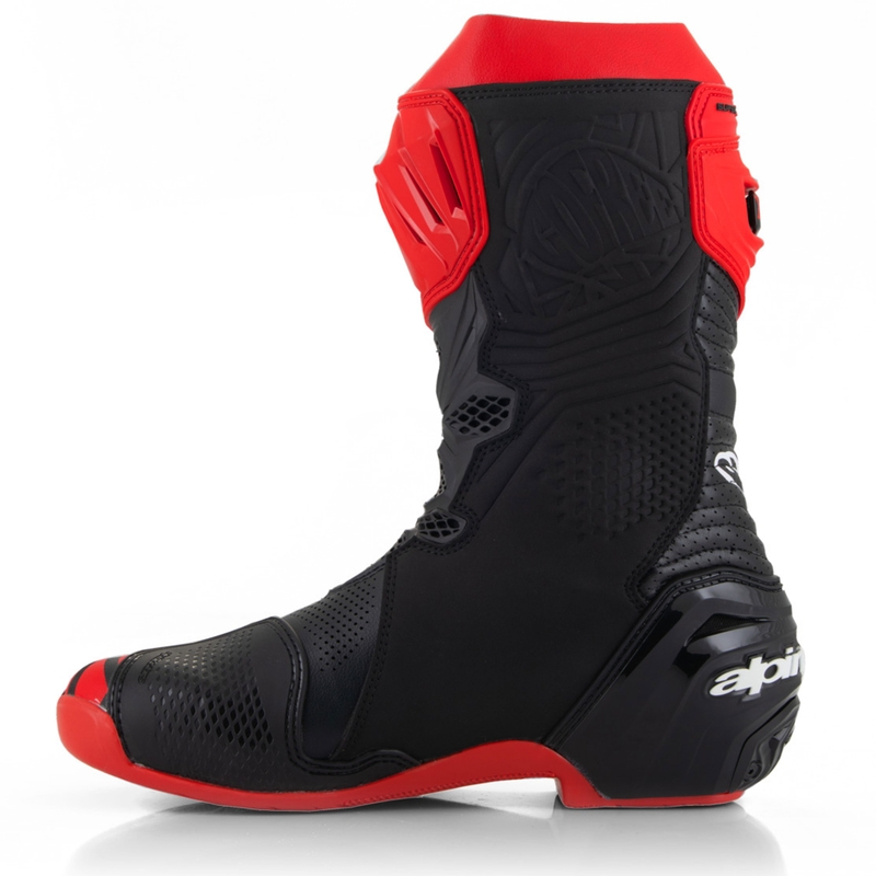 Alpinestars Supertech R Vented Motorradstiefel limitierte Edition Francesco Bagnaia rot-schwarz