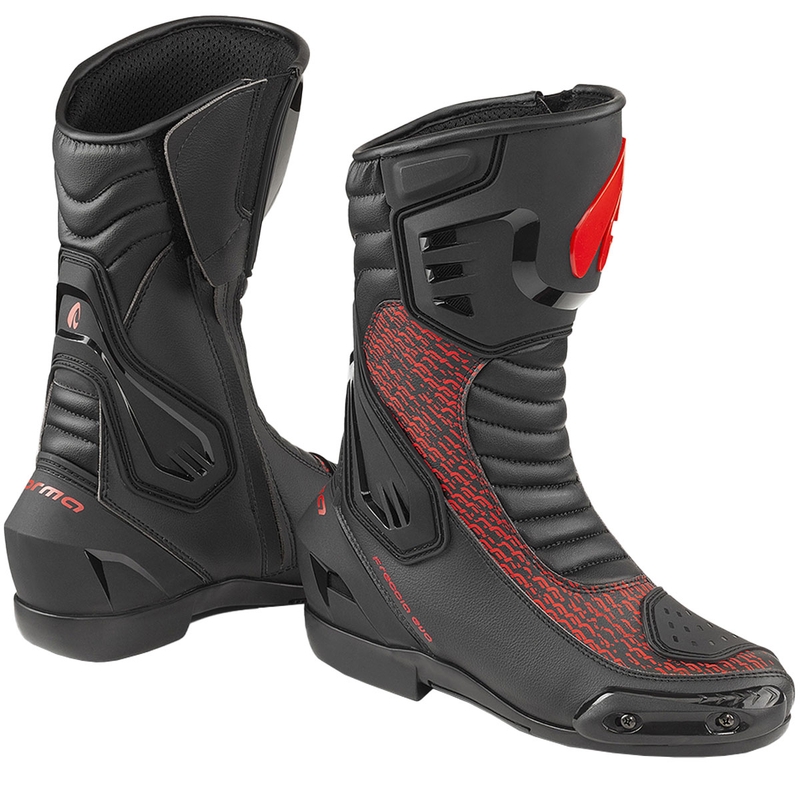 Forma Freccia EVO Motorradstiefel schwarz-rot