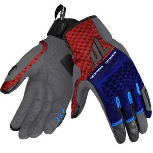 Seventy Degrees SD-N60 Zweitakt-Motorradhandschuhe blau-rot