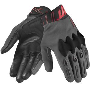 Motorradhandschuhe Seventy Degrees SD-N66 Fullgas grau-rot