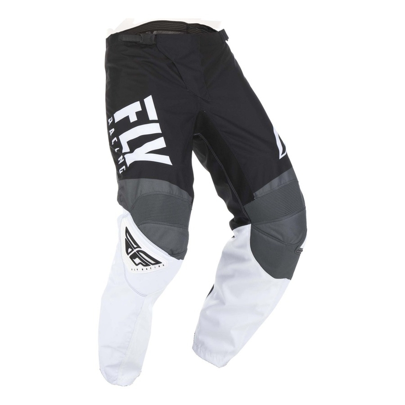 Motocross-Hose FLY Racing F-16 2019 - USA schwarz-weiß-grau sale Ausverkauf