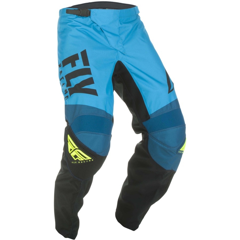 Motocross-Hose FLY Racing F-16 2019 - USA blau-schwarz-fluorgelb Ausverkauf