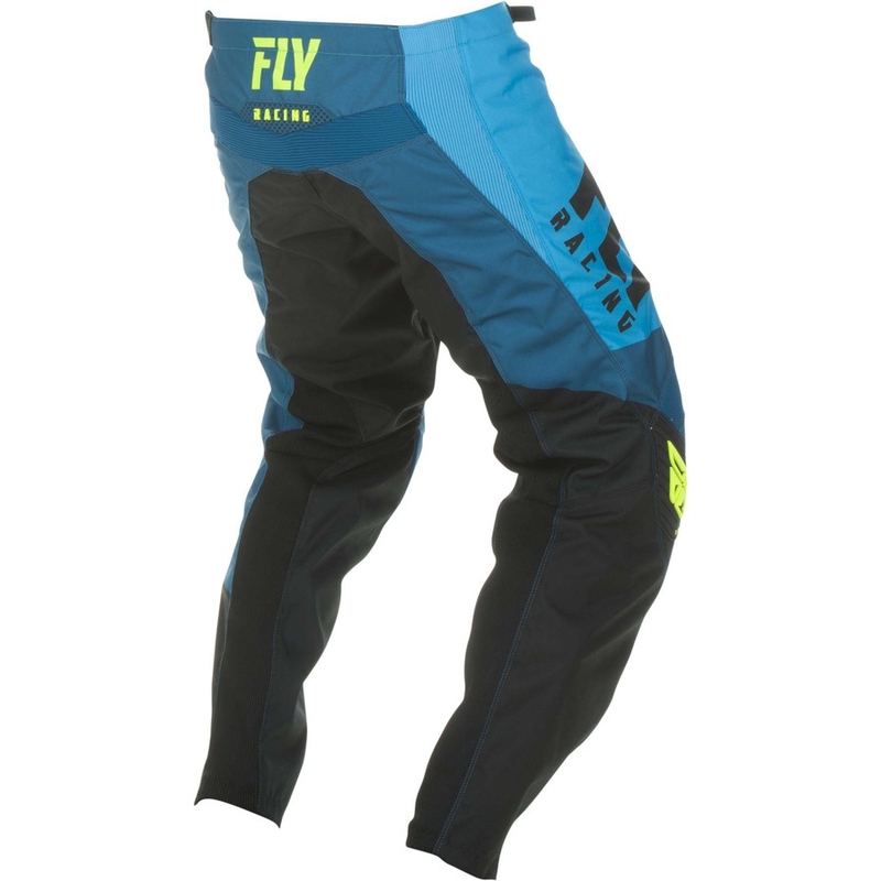 Motocross-Hose FLY Racing F-16 2019 - USA blau-schwarz-fluorgelb Ausverkauf