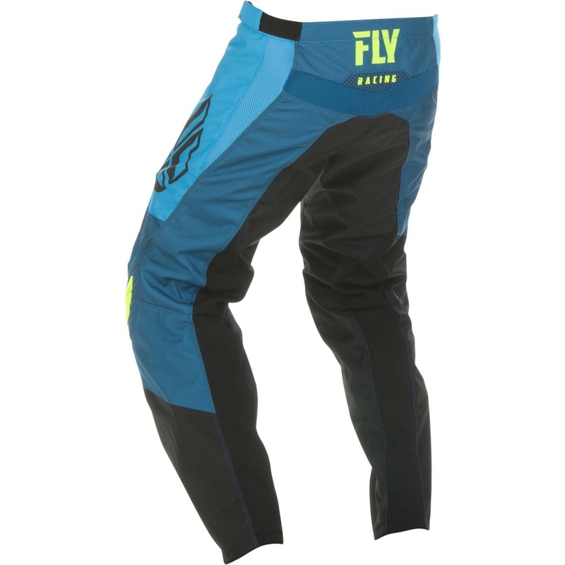 Motocross-Hose FLY Racing F-16 2019 - USA blau-schwarz-fluorgelb Ausverkauf