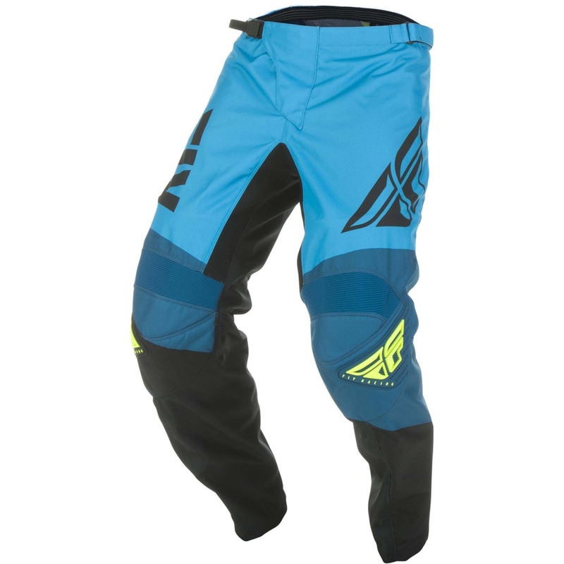 Motocross-Hose FLY Racing F-16 2019 - USA blau-schwarz-fluorgelb Ausverkauf
