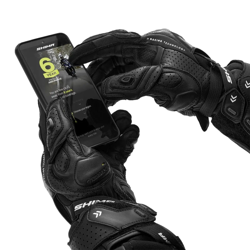 Motorradhandschuhe Shima RS-3 schwarz