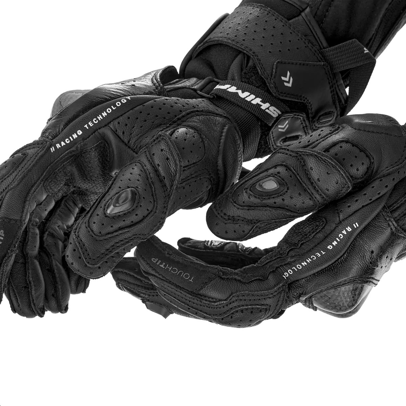 Motorradhandschuhe Shima RS-3 schwarz