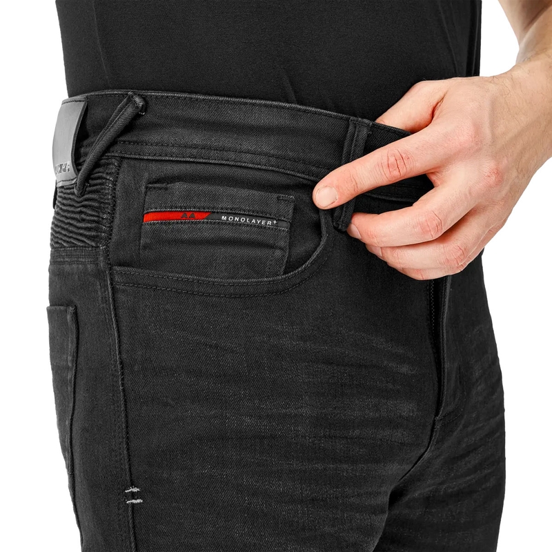 Shima Zenith Motorradjeans schwarz