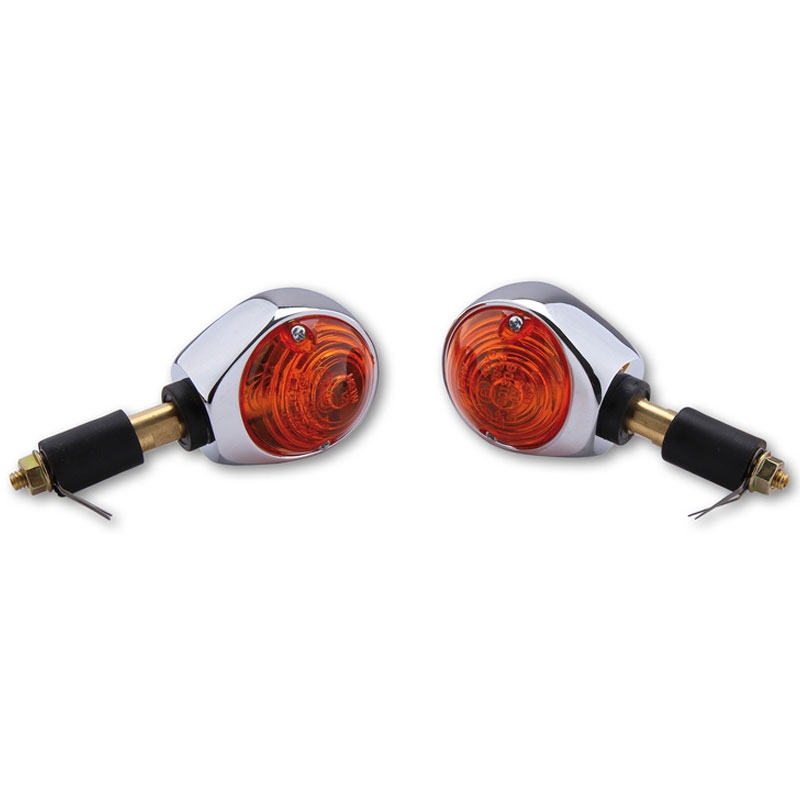 Motorradblinker Highsider Smart Chrom