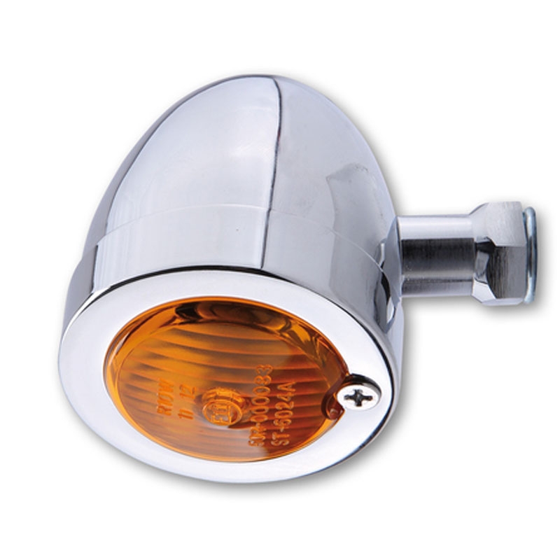 Motorradblinker Highsider Smart Bullet Flat chrom