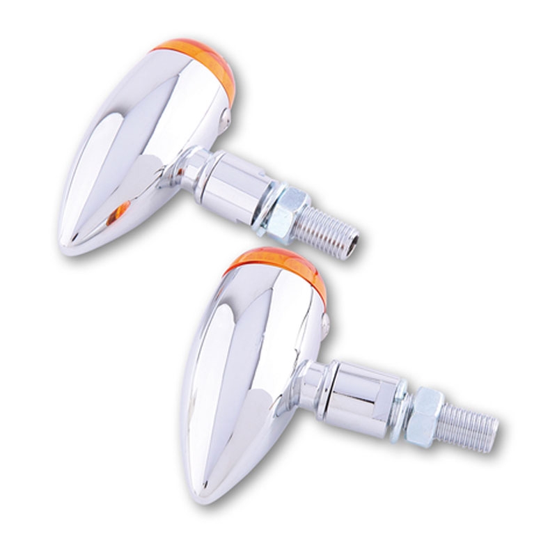 Motorradblinker Highsider Smart Micro-Bullet chrom