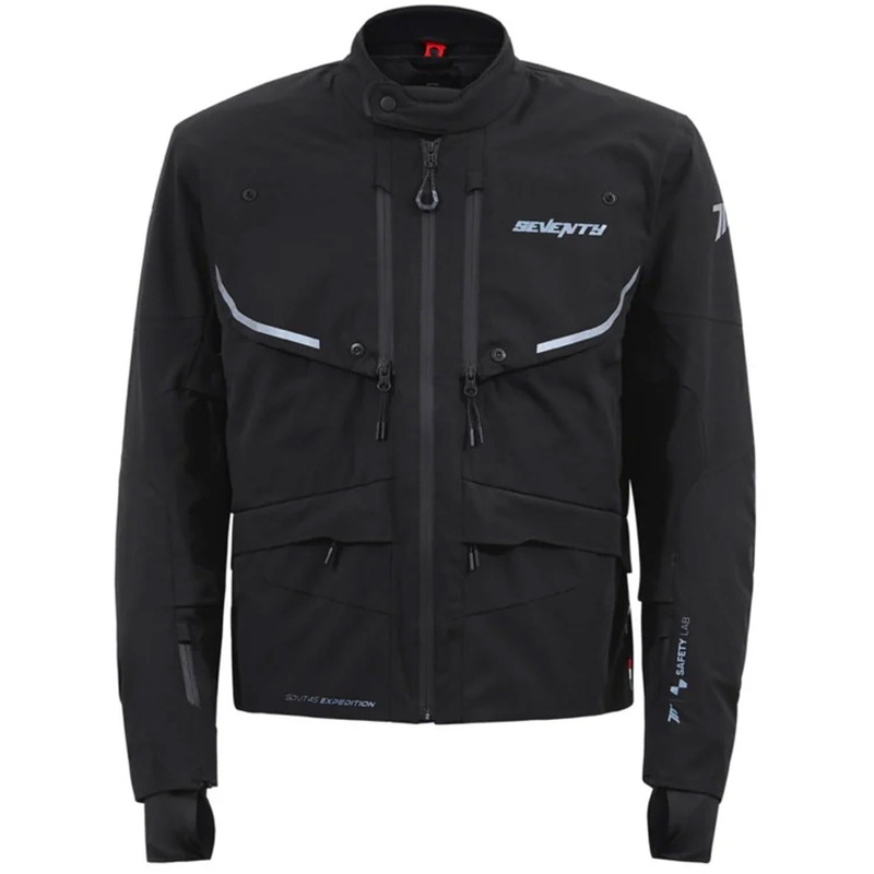 Seventy Degrees SD-JT45 Expedition Motorradjacke Schwarz