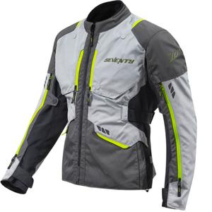 Seventy Degrees SD-JT67 Tanami Motorradjacke schwarz-grau-fluogelb