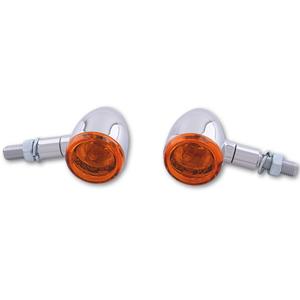 Motorradblinker Highsider Smart Mini Bullet chrom
