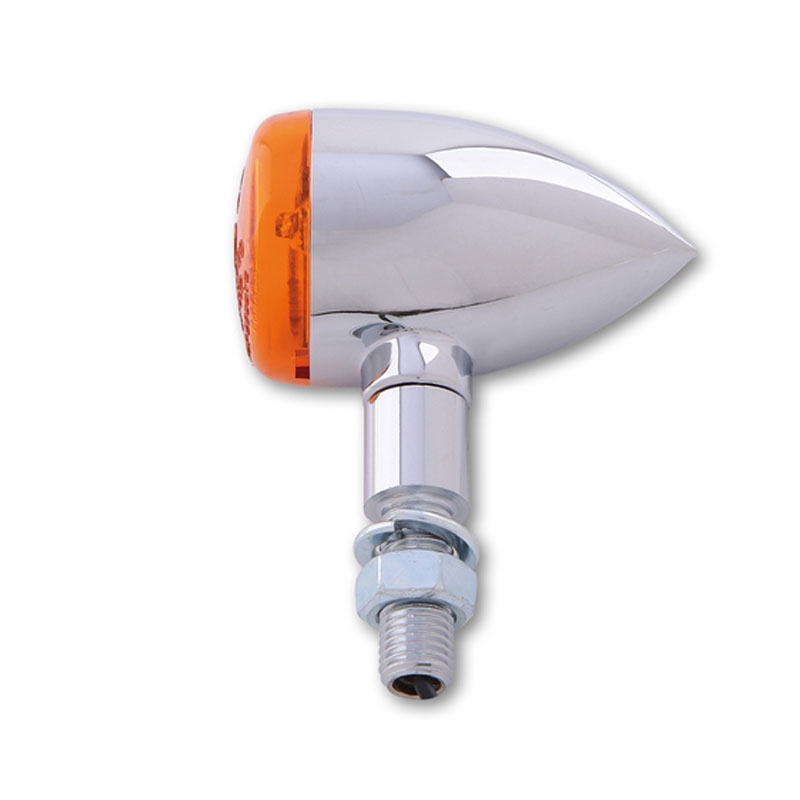 Motorradblinker Highsider Smart Mini Bullet chrom