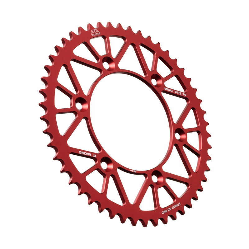 Aluminium-Ketten Rad JT 51T, 520 rot