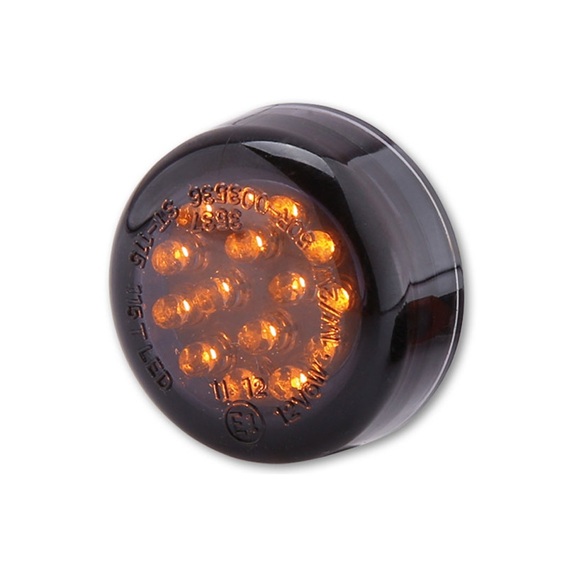 Highsider Smart LED Disc Motorradblinker schwarz