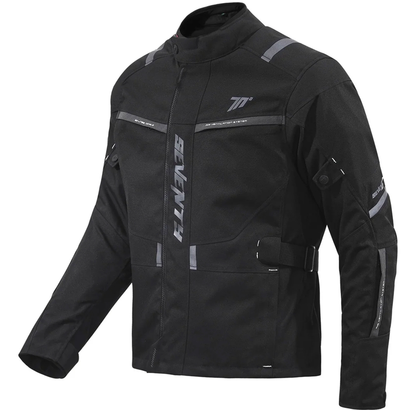Seventy Degrees SD-JT83 Tonale Motorradjacke Schwarz