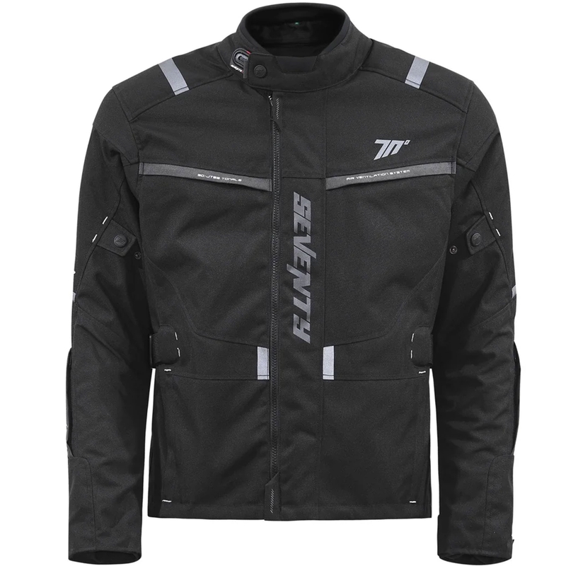 Seventy Degrees SD-JT83 Tonale Motorradjacke Schwarz