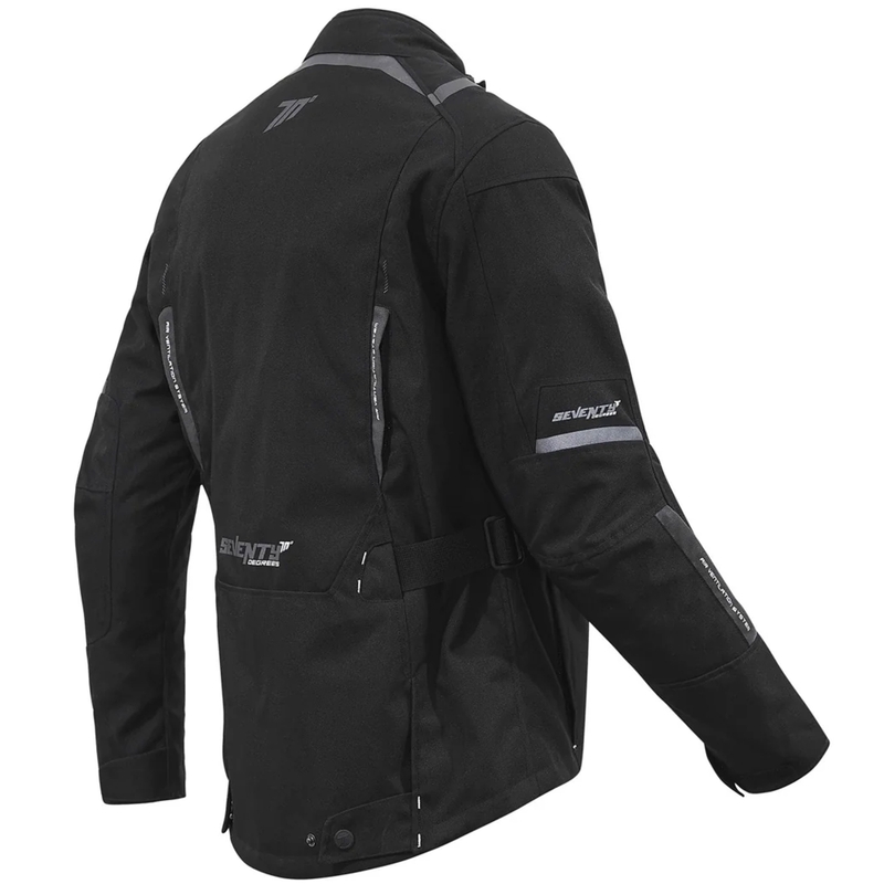Seventy Degrees SD-JT83 Tonale Motorradjacke Schwarz